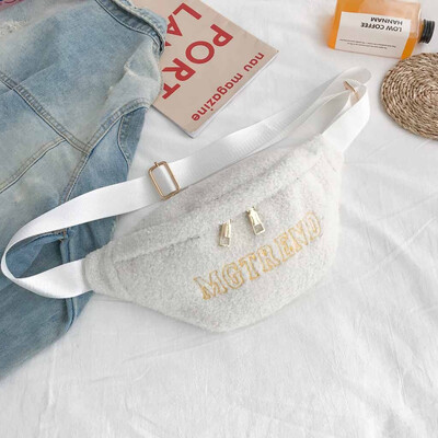 

Tailored Womens Woolen Purse Fashion Shoulder Messenger Bag Simple Waist Bag Chest Bag