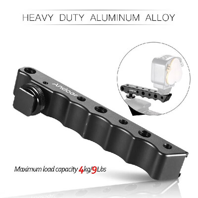 

Andoer Video Top Handle Handgrip Stabilizing Grip w Cold Shoe Bubble Level for Canon Nikon Sony DSLR Camera Camcorder