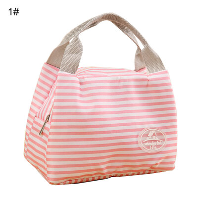 

Portable Handheld Cool Thermal Insulated Lunch Bento Bag Outdoor Storage Handbag