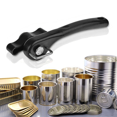 

JPGIF New Multifunction Stainless Steel Safety Side Cut Manual Can Tin Opener BK