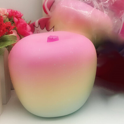 

YIWULA10cm Rainbow Apple Cream Scented Charm Slow Rising Cure Toy