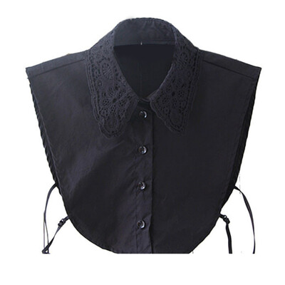 

Fashion Vintage Women Fake Lace Shirt Blouse Peter Pan Detachable Collar Tie 3 Colors Hot Selling Wza328