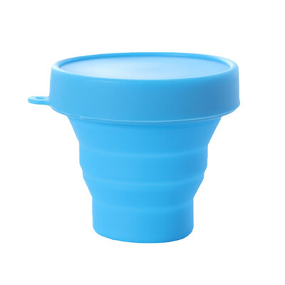 

Newborn Baby Feeding Cup Candy Colors Outdoor Portable Silicone Water Cup Retractable Folding Travel Drinking Cup