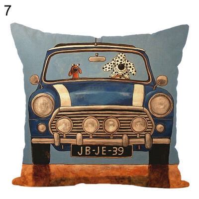 

BicycleBubble Car Soft Throw Pillow Case Cushion Cover Sofa Bed Home Decor