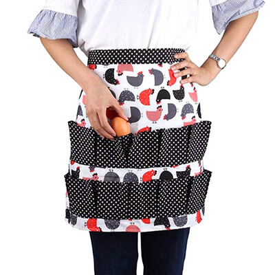 

Eggs Collecting Gathering Holding Apron With 12 Pockets For Farmer House Housewife Kitchen Home Workwear
