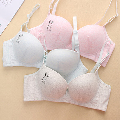 

Sexy Push Up Bras for Women Seamless Wire Free Bra Adjustable Straps Solid Color Breathable Lingerie Underwear