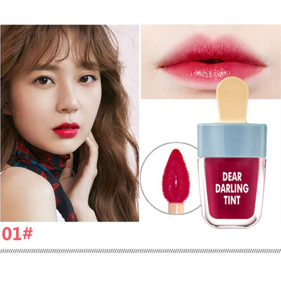 

6 Colors Ice Lip Lipstick Gloss Fade Cosmetics Not Jelly Non-stick Moisturizing Tattoo Does Liquid Cup Shiny Cream