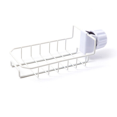 

1Pc Stainless Steel Faucet Rack Cloth Drain Basket Household Kitchen Storage Table Sink Receptacle Rack