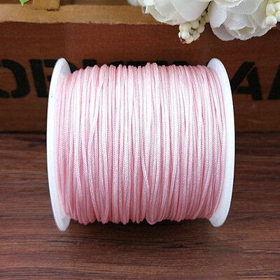 

1Pc 45M Nylon Cord Thread Chinese Knot Macrame Cord Bracelet Braided String Diy 17 Colors