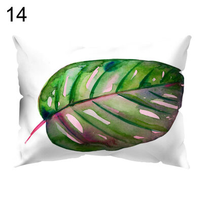 

Fashion Monstera Leaf Throw Pillow Case Cushion Cover Sofa Bed Home Car Decor