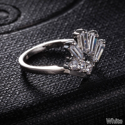 

Heart Shaped Small Zircon Ring Women Jewelry