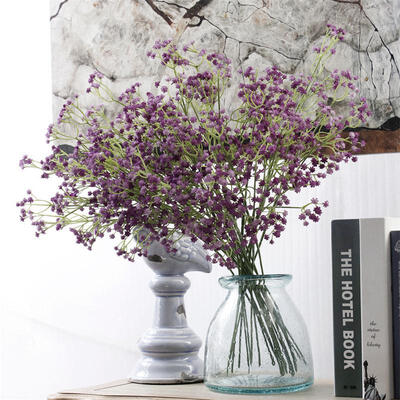 

DIY Artificial breath Flower Gypsophila Fake Silicone plant for Wedding Home Hotel Party Decorations 3 Colors