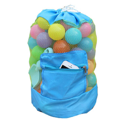 

Baby Foldable Sea Storage Mesh Bags Net Bag For Children Beach Sand Toys Kids Water Bathroom Clothes Towels Backpack