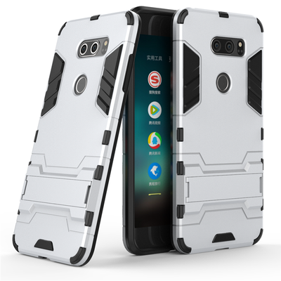 

Goowiiz Phone Case For LG Q6G7V30V30sK8 2018 Armor PCTPU Silicone Hard Bracket Double Protection