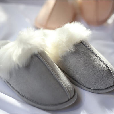 

Women Winter Warm Ful Slippers Women Slippers Cotton Feather Home Slippers Indoor House Shoes Woman
