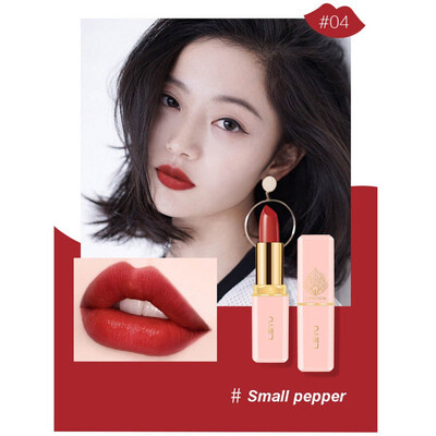 

6 Colors Professional Lips Makeup Waterproof Shimmer Long Lasting Pigment Nude red Shimmer Lipstick Luxury Makeup Cosmetic