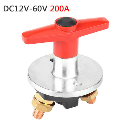 

1 Fixed Key Battery Isolator Disconnect Power Kill Cut-Off Switch Replacement