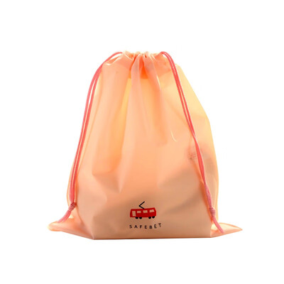 

Candy Color Waterproof Laundry Shoe Exquisite Travel Pouch Portable Tote Drawstring Storage Bags
