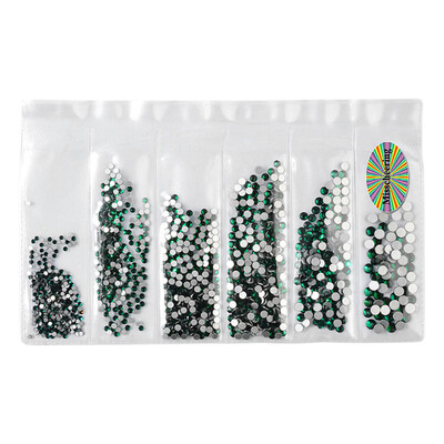 

Gobestart Nail Art Rhinestones Glitter Diamond Crystal Gems 3D Tips DIY Decoration