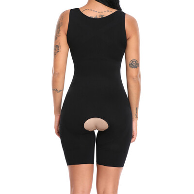 

SLIMBELLE Womens Open Bust Open Crotch Bodysuit Seamless Body Shaper Tummy Control Shapewear