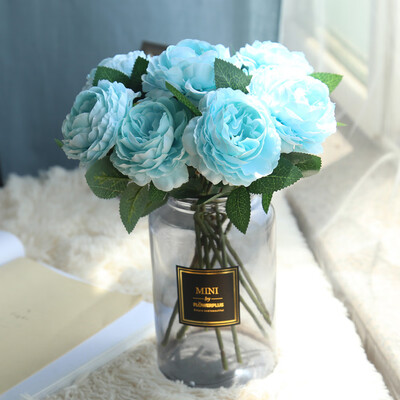 

Gobestart Artificial Fake Phantom Roses Flower Bridal Bouquet Wedding Party Home Decor