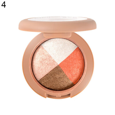 

4 Colors Waterproof Eye Shadow Palette Matte Makeup Cosmetic Highlighting Powder