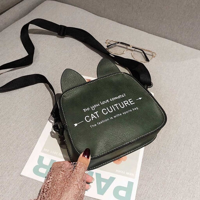 

Tailored Women Ear Letter Shoulder Bag Simple Messenger Bag Fashion Casual Phone Bag