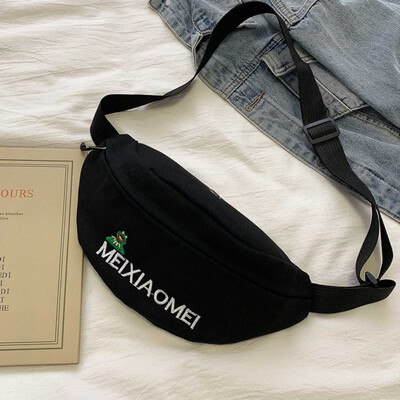

Tailored Women 2019 New Fashion Pockets Simple Shoulder Bag Chest Bag Casual Waist Pack
