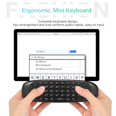 

Deutsch Version 24G Air Mouse Wireless Keyboard Remote Control 6-Axis Motion Sensing for Smart TV Android TV BOX PC