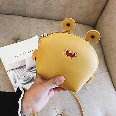 

PU Mini Cartoon Animal Design Zipper Crossbody Bags Handbag Fashion Girls Children Bags for women Shoulder Messenger Bag