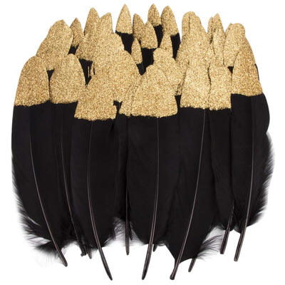 

40 Pcs Goose Feathers for DIY Handcraft Craft Weedding Themed Party Masquerade Clothing Accessories Christmas decoration