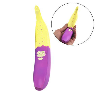 

YIWULACartoon Monkey Banana Cute Spun Slow Rising Scented Stress Relief Toy