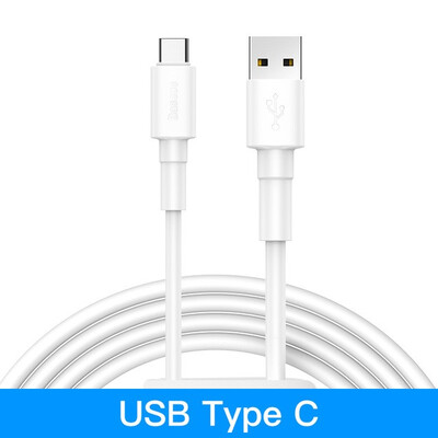

Baseus USB Type C Cable for Huawei iPhone 11 Pro Pro Max USB Cable 24A3A Fast Charging Type-C Charger Cable Micro USB Cable