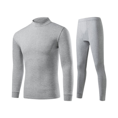 

2PCS Women Mens Winter Warm Thermal Underwear Set TopsBottom Long Johns Pants