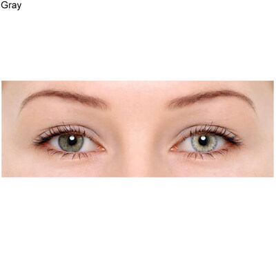 

1 Pair Colored Cosmetic Contact Lenses 0 Degree Women Yearly Use Makeup Eyewear