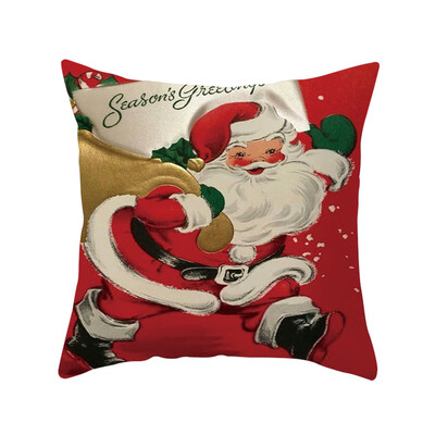 

Tailored Merry Christmas Super Soft Square Throw Pillow Pillow Cover 45x45cm Home Decor