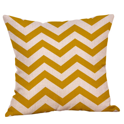 

〖Follure〗Mustard Pillow Case Yellow Geometric Fall Autumn Cushion Cover Decorative