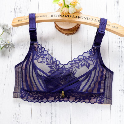 

Women Bras Push Up Padded Bras Wire Free Gathered Underwear Adjust Lace Decorate Lingerie Bralette Female Large Size Intimates