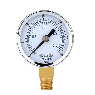 

Mini Portable 0-30 PSI 0-2bar NPT Oil Water Pressure Gauge Double Scale Air Compressor Hydraulic Pressure