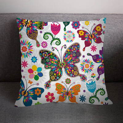 

〖Follure〗Print Pillow Case Polyester Sofa Car Cushion Cover Home Decor