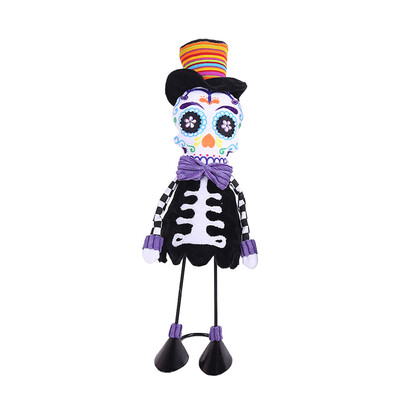 

Toponeto Halloween Swing Skull Ornament Creative Dance Performance Costume Props