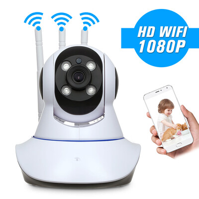 

HD 1080P 20 Megapixels IP Cloud Camera 4pcs Array IR Lamps CCTV Surveillance Security Network PTZ Camera Support Cloud Storage P2