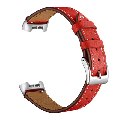 

〖Follure〗Luxury Leather Replacement Accessories Wristband Straps For Fitbit Charge 3