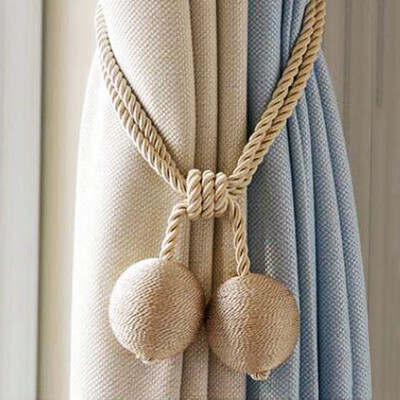 

High Quality Curtain Straps Curtains Hanging Ball For Curtains Hook Curtain Accessories Tied Tracks Rope