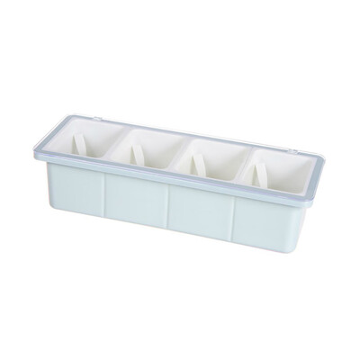

Toponeto Seasoning Rack Spice Pots Box Storage Container Condiment Jar Kitchen Tool