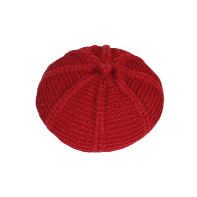 

Fashion Girls Boys Wool Hat Winter Baby Girl Hats Solid Print Retro Kids Toddler Berets Caps Headwear
