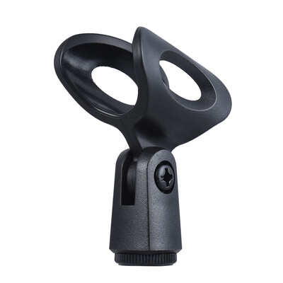 

M-8 Plastic Mic Clip Microphone Holder φ28mm 38" Screw Hole Adjustable Tilting Angle for All 28mm Diameter Handheld Transmitters
