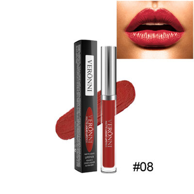 

Beauty Makeup Waterproof Matte Liquid Lipstick Moisturizer Smooth Lip Stick Long Lasting Lip Gloss Cosmetic