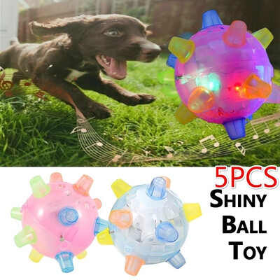 

135PCS Pet Dogs Educational Developmental Shiny Ball Toy Bite-resistant Molar Chew Toy for Exercising&Solving Boredom