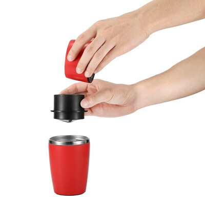 

Multifunctional Portable Manual Coffee Maker Grinder Cup for Home Travel